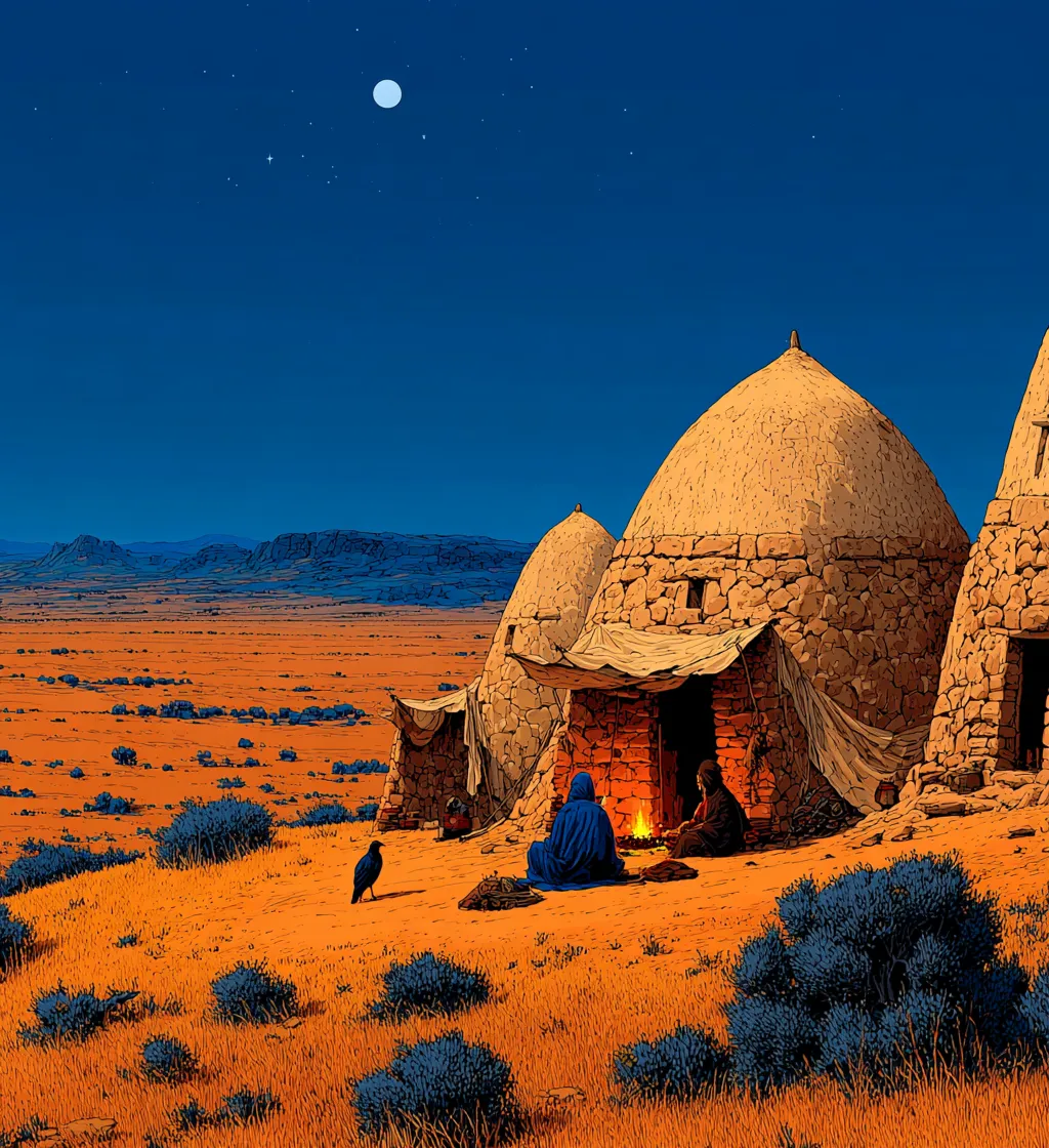 A brook winding through arid hills — the Cherith Ravine